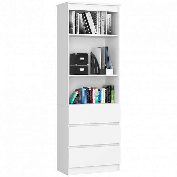 RAUMHIRSCH FURNITURE STOJANOVÁ POLICE Bílá 180/60/35