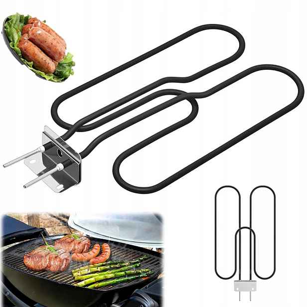 Vyměnitelný Ohřívač Elektrického Grilu Pro Weber, Černý