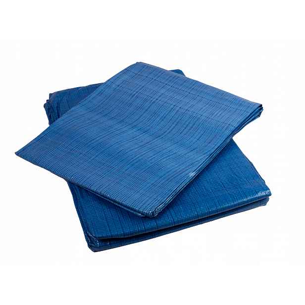 Plachta 6x12 m Voděodolná ochranná univerzální modrá silná 75 g