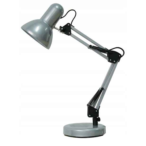 Stolní lampa kreslicí stříbrná černá nastavitelná 50 cm Rabalux