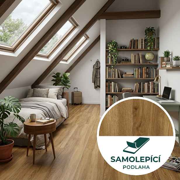 Vinylová podlaha samolepící Canadian Design Hamilton Peel & Stick, 914,4 x 152,4 mm, Egibi