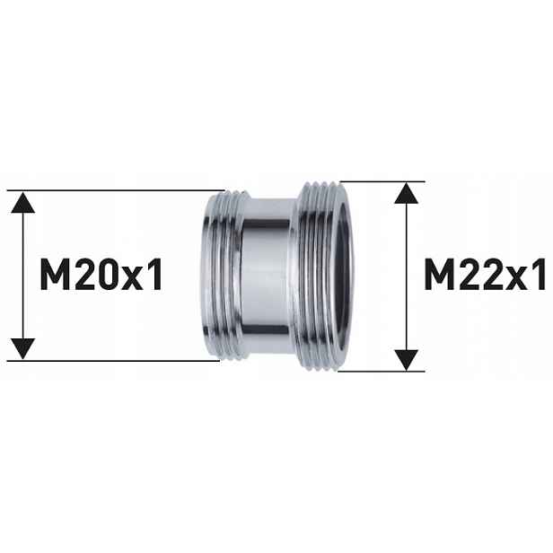 Adaptér pro vodovodní kohoutek Neoperl M20x1/M22x1