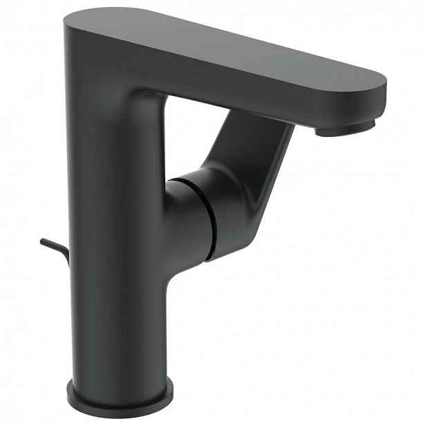 Ideal Standard Cerafine O - Umyvadlová baterie s výpustí, černá BC703XG