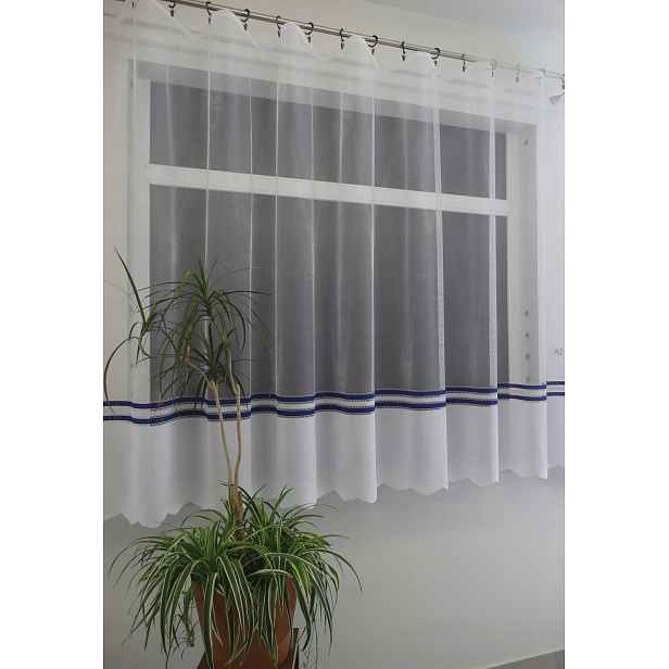 Mg Záclona 355500 Bílá granátová 400x250 cm hotová obšitá Bt M