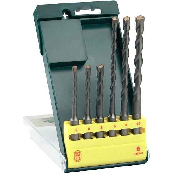 Sada vrtáků do betonu a kovu BoschSDS plus-S2 5–10 mm 6 ks