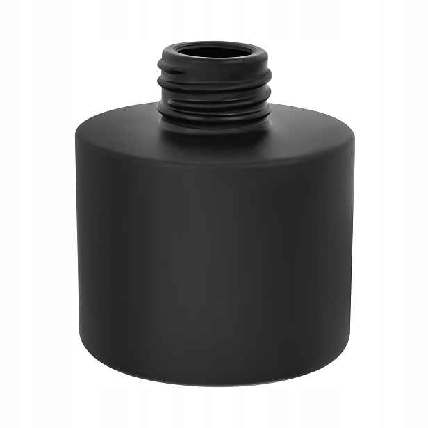 Skleněná nádobka pro difuzory kulatý Černá Matná 100 ml Sisano