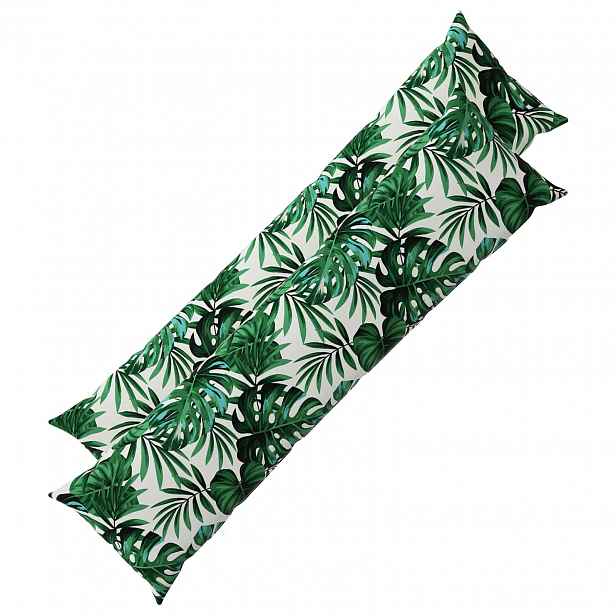 vidaXL Povlak na polštář 2 pcs HEERLEN Vzor listů 40 x 145 cm