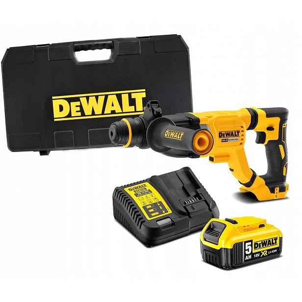 Vrtací Kladivo Sds-plus 600W 18V 3J 1x5,0 Ah Kufr DeWALT DCH263P1