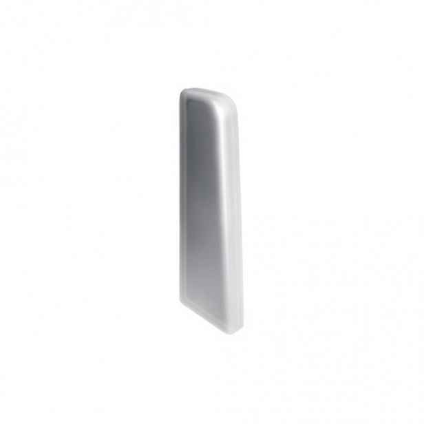 Koncovka k soklu Naturel stříbrná, PVC, délka 2 cm, KONCS
