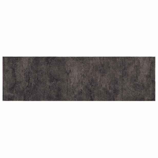 vidaXL Kuchyňský koberec černý beton 300 x 60 cm 100% polyamid