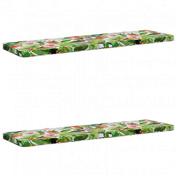 vidaXL Sady polštářů na lavici (2 kusy) VUGHT 2 ks 100% polyester