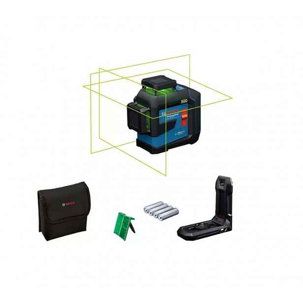 Bosch - Čárový laser, dosah 80 m, s příslušenstvím 0601065500