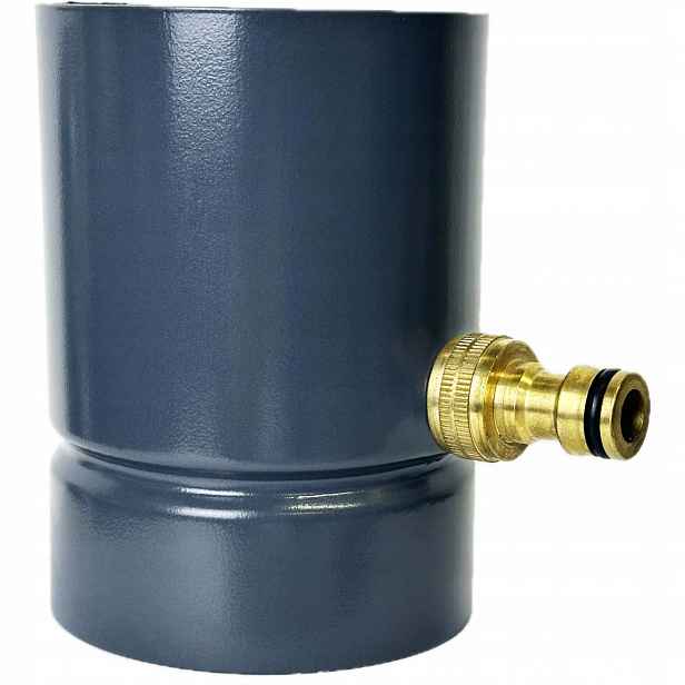 Lapač dešťové vody s hadicovým připojením pro trubky 100 mm Galeco Ocel grafit 7015