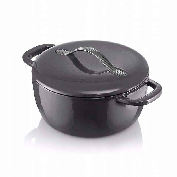 Tupperware Litinový Zapékací Mísa Hrnec Smaltovaný 5,4L Do trouby a na indukci