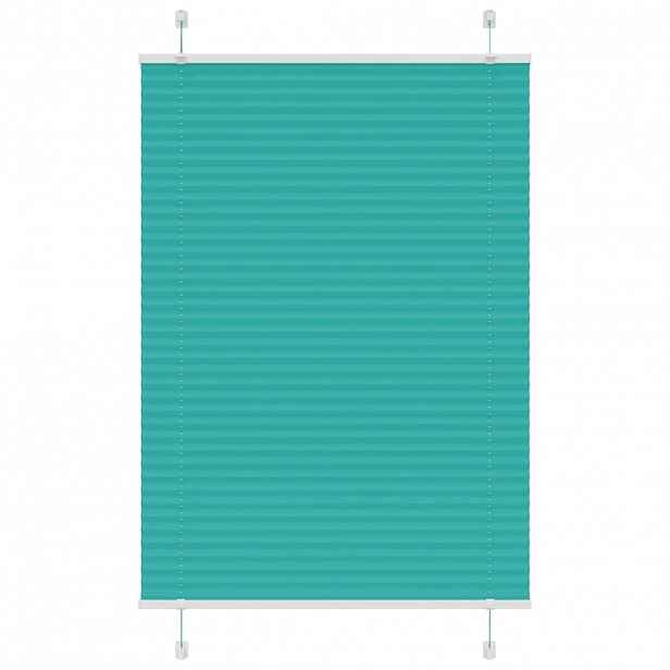 vidaXL Plisovaná roleta Benzínová zelená 100x150cm Šířka látky 99,4cm