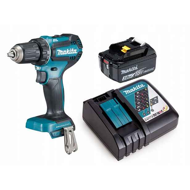 Aku vrtačka na baterie 18V Makita DDF485 Bldc Set