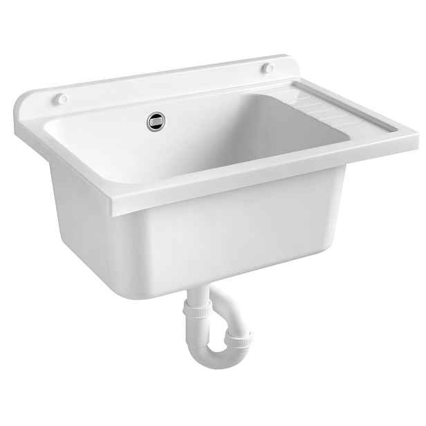 Aqualine Výlevka na skříňku 58x38cm, plast bílá