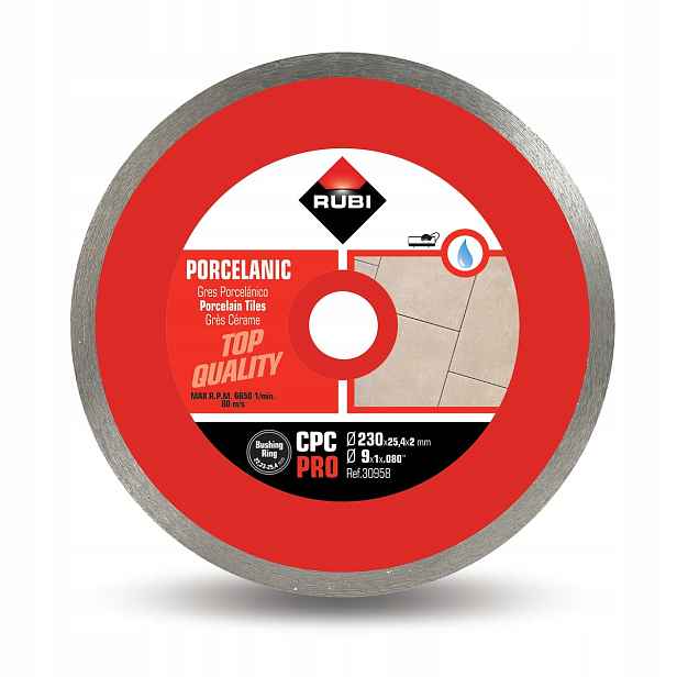 Diamantový Kotouč Cpc 230 Gres 25,4 22,2 MM Rubi 30958