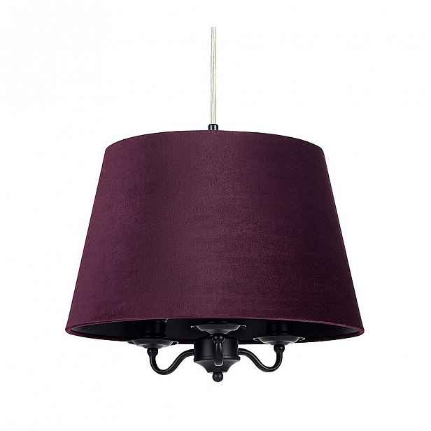 Fialové závěsné svítidlo Markslöjd Jamie, ø 40 cm