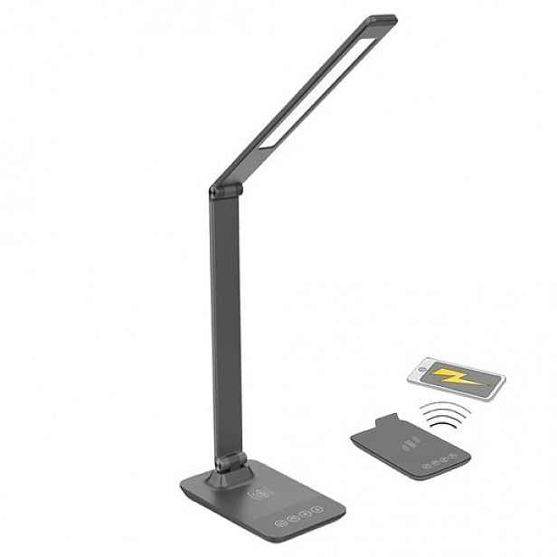 LED stolní lampa Solight šedá WO55-G