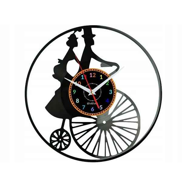 Penny Farthing Nápad na Dárek Nástěnná Dekorace z vinylové desky