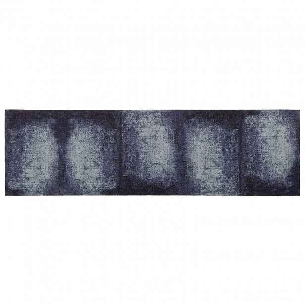 vidaXL Kuchyňský koberec Modrý stín 180 x 60 cm 100% polyamid Lze prát