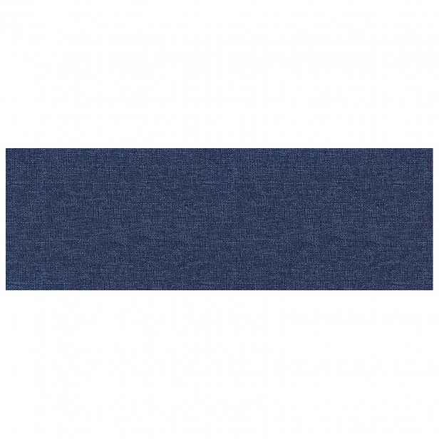 vidaXL Nástěnný čelník 12 ks 90 x 30 cm Modrá textil