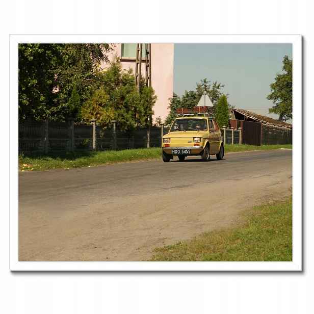 Plakáty v rámu 50x40 Maluch Fiat 126p Kaszlak