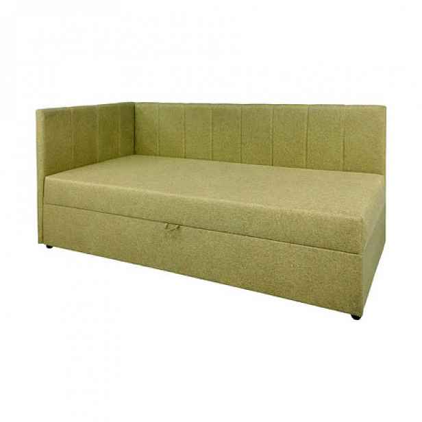 Válenda LAMBO 2, 90x200 cm Zelená Panty vpravo