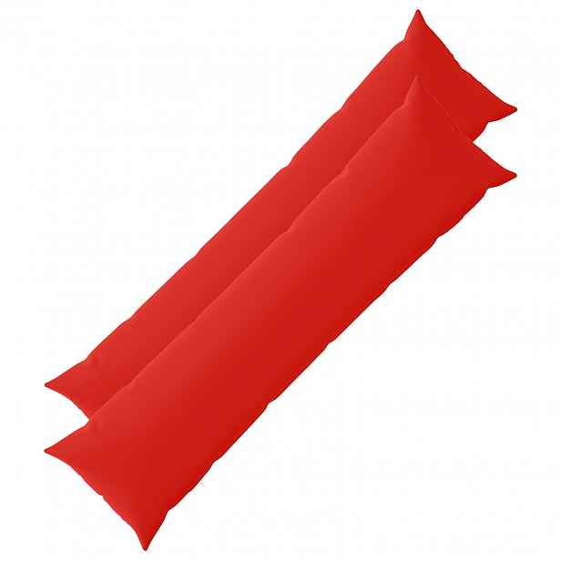 vidaXL Povlak na polštář 2 pcs HEERLEN Červená 40 x 145 cm Polyester