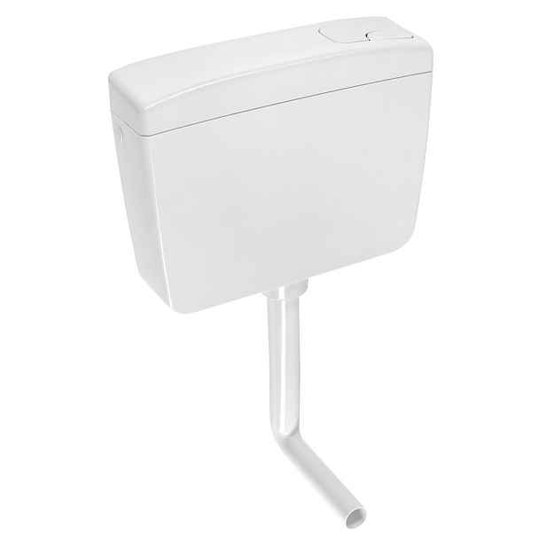 Aqualine WC plastová nádržka s DUAL tlačítkem, 4-8 L, bílá