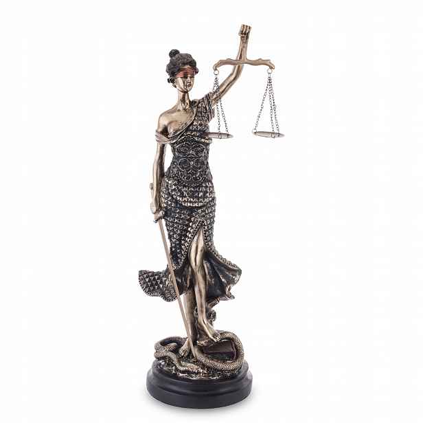 Figura Themis Temida Bohyně, symbol Spravedlnosti a Práva Dekorace