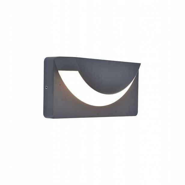 Nástěnná Led lampa 14W Lups tmavě šedá Lutec