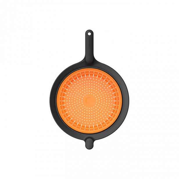 Cedník skládací Fiskars Functional Form plastový se silikonem 26x46cm