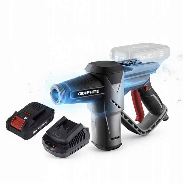 Graphite Zahradní Čistič Akumulátor 4AH Sada 18V Max. Tlaku 24BAR 58G083
