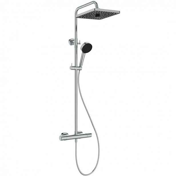 Ideal Standard Ceratherm T25+ - Sprchový set s termostatem, 26x26 cm, 2 proudy, chrom A8498AA