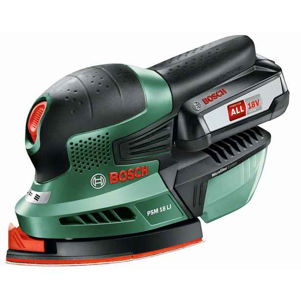 Multibruska AKU Bosch PSM 18 LI (1× AKU)