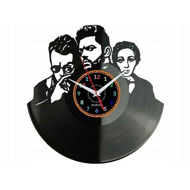 Preacher Dárek Originální dekorace do domu Hodiny z vinylové desky