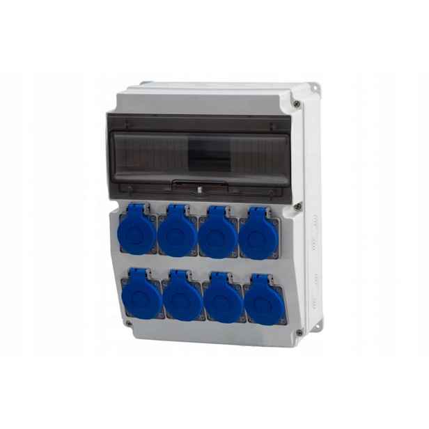 Rozvaděč Caja 8x230V 12M IP65