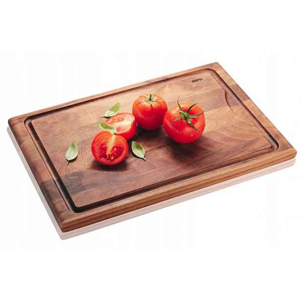 Deska na krájení Servírování Gefu Enno 37x25 cm z ořechového dřeva
