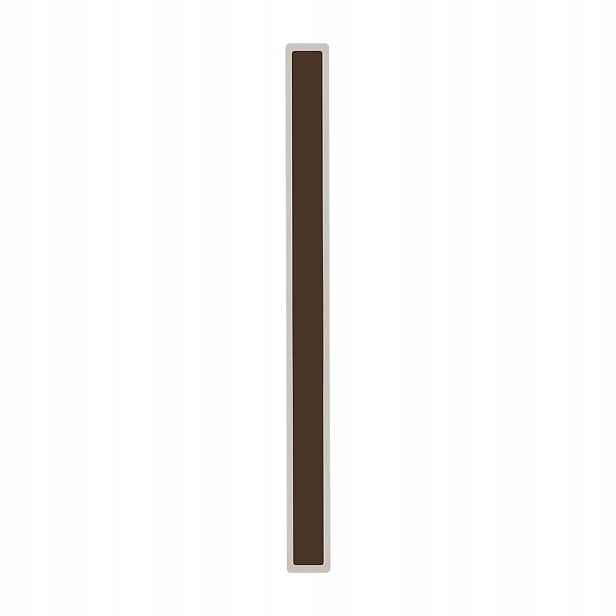 Venkovní nástěnné svítidlo s hnědou Led lištou 17W 63 cm IP65 4000K 2330lm V-tac