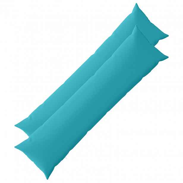 vidaXL Povlak na polštář 2 pcs HEERLEN Tyrkysová 40 x 145 cm Polyester