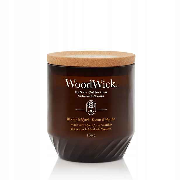 WoodWick ReNew svíčka Incense & Myrrh 184 g
