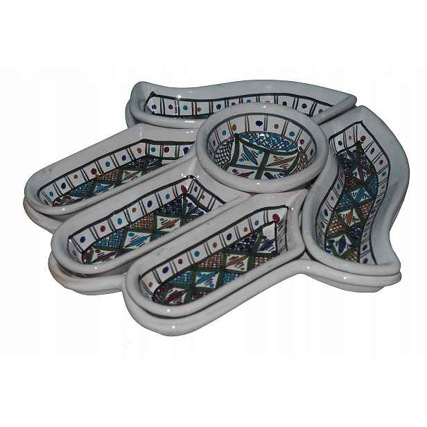 Meze Set pro Mezze Meze Fatima Maroko Tunisko Hamsa