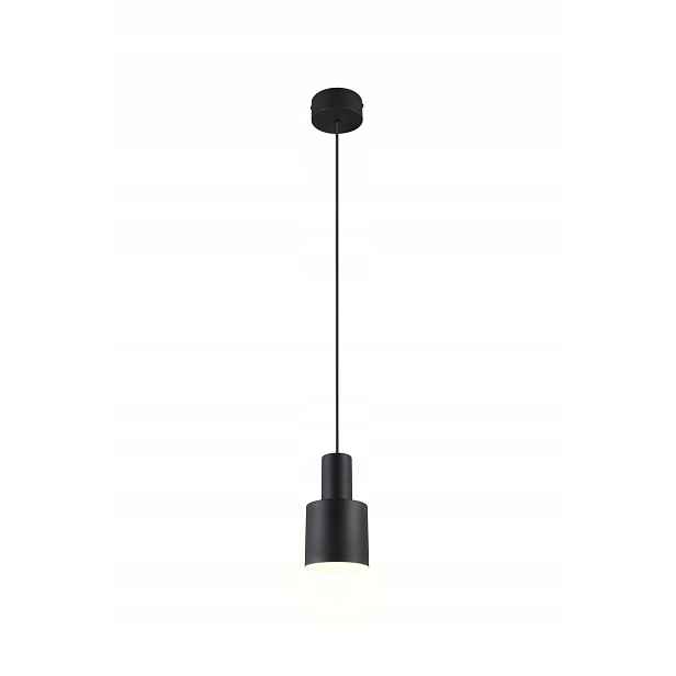 Trio závěsná lampa černá minimalistická Elior 1xE27 10W