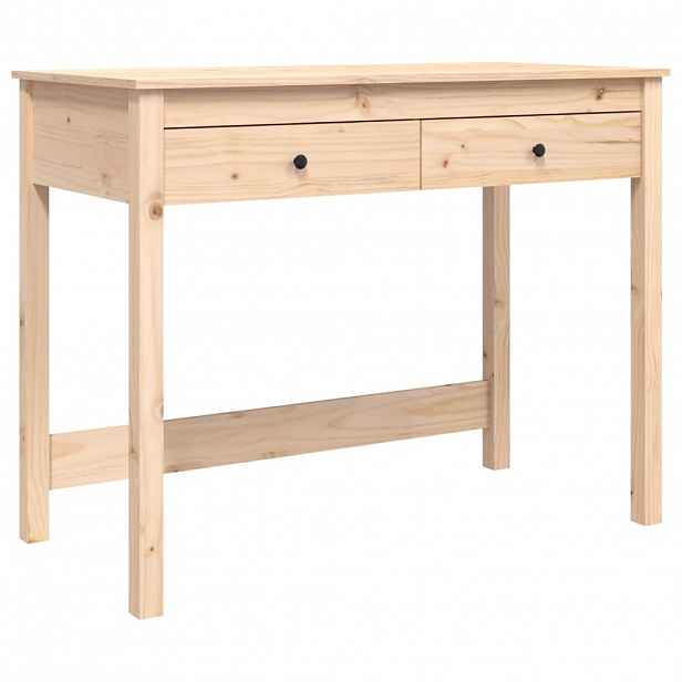 vidaXL Psací stůl se zásuvkami 100 x 50 x 78 cm masivní borové dřevo