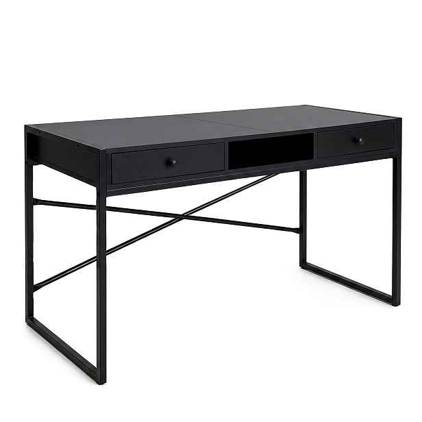 Ak furniture Psací stůl Elonis 123 cm černý