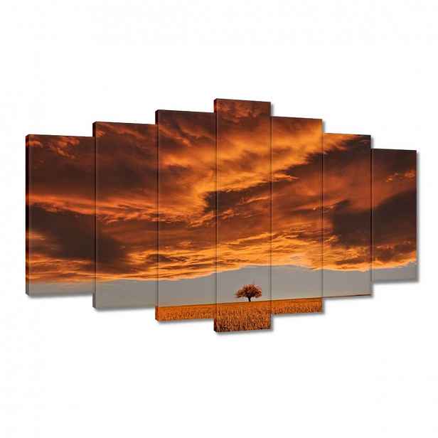 Obrazy 140x80 Oranžové nebe