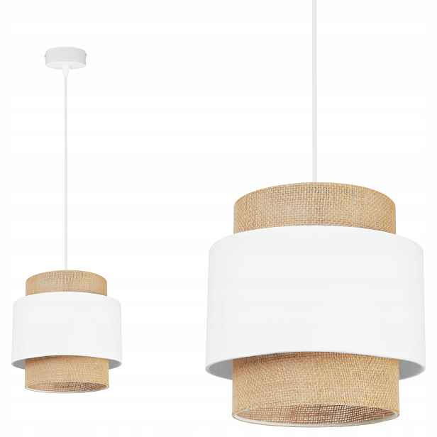 Závěsné Stropní Svítidlo S Jedním Stínidlem Do Obývacího Pokoje Boho Juta