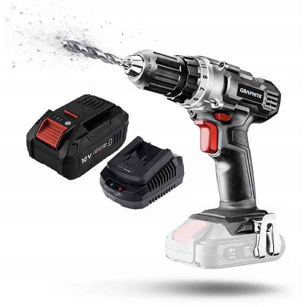 Graphite Aku Vrtačka 58G000 Napájecí Zdroj 18V Akumulátor 4AH 58GE132 Nabíjení